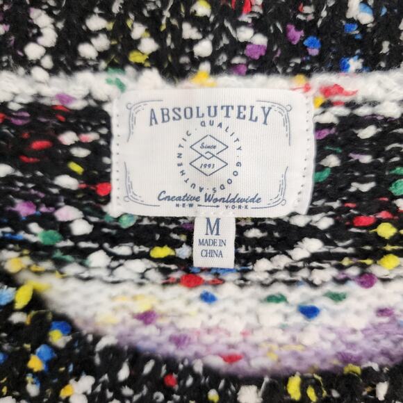 Absolutely Creative Worldwide Sweater Multi-colored Striped M - Picture 5 of 7